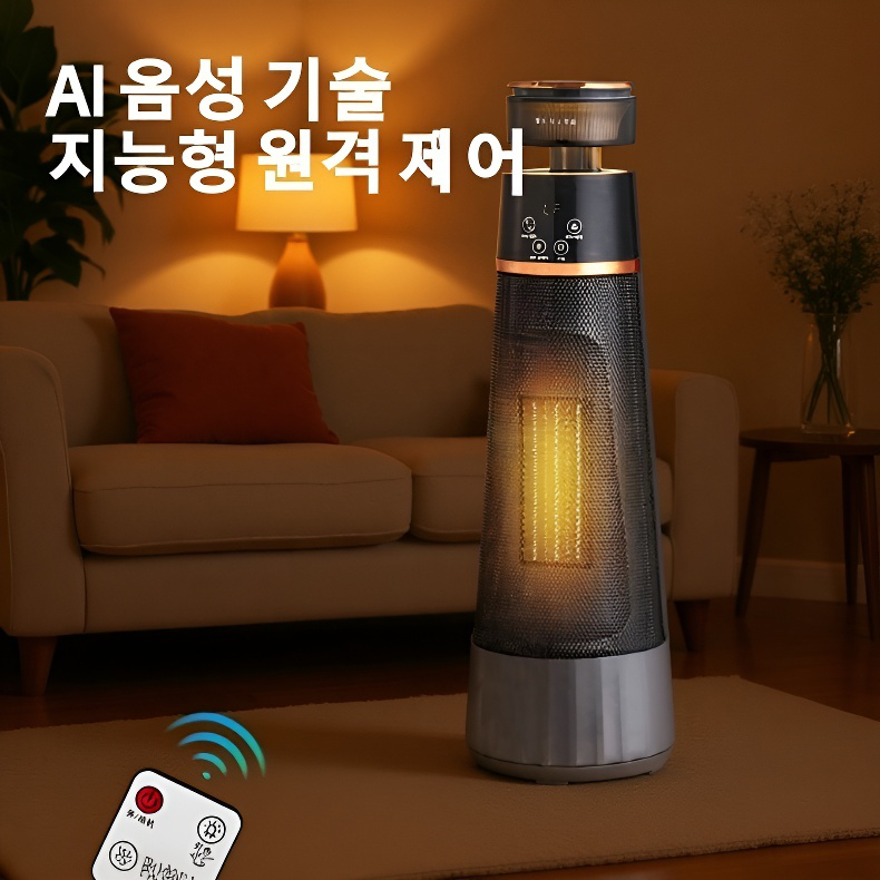 스마트 온도 조절 스탠드 가습기 온풍기