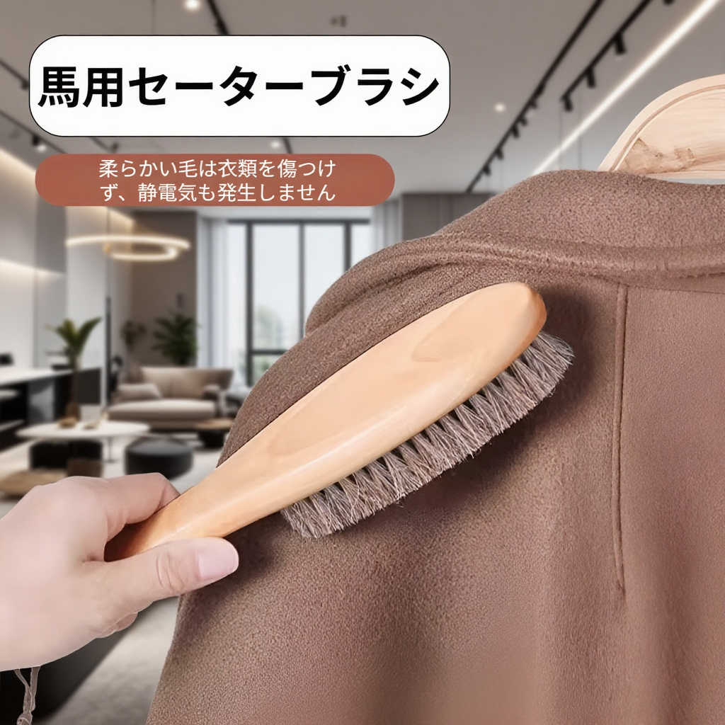 ウールコートケアブラシ 