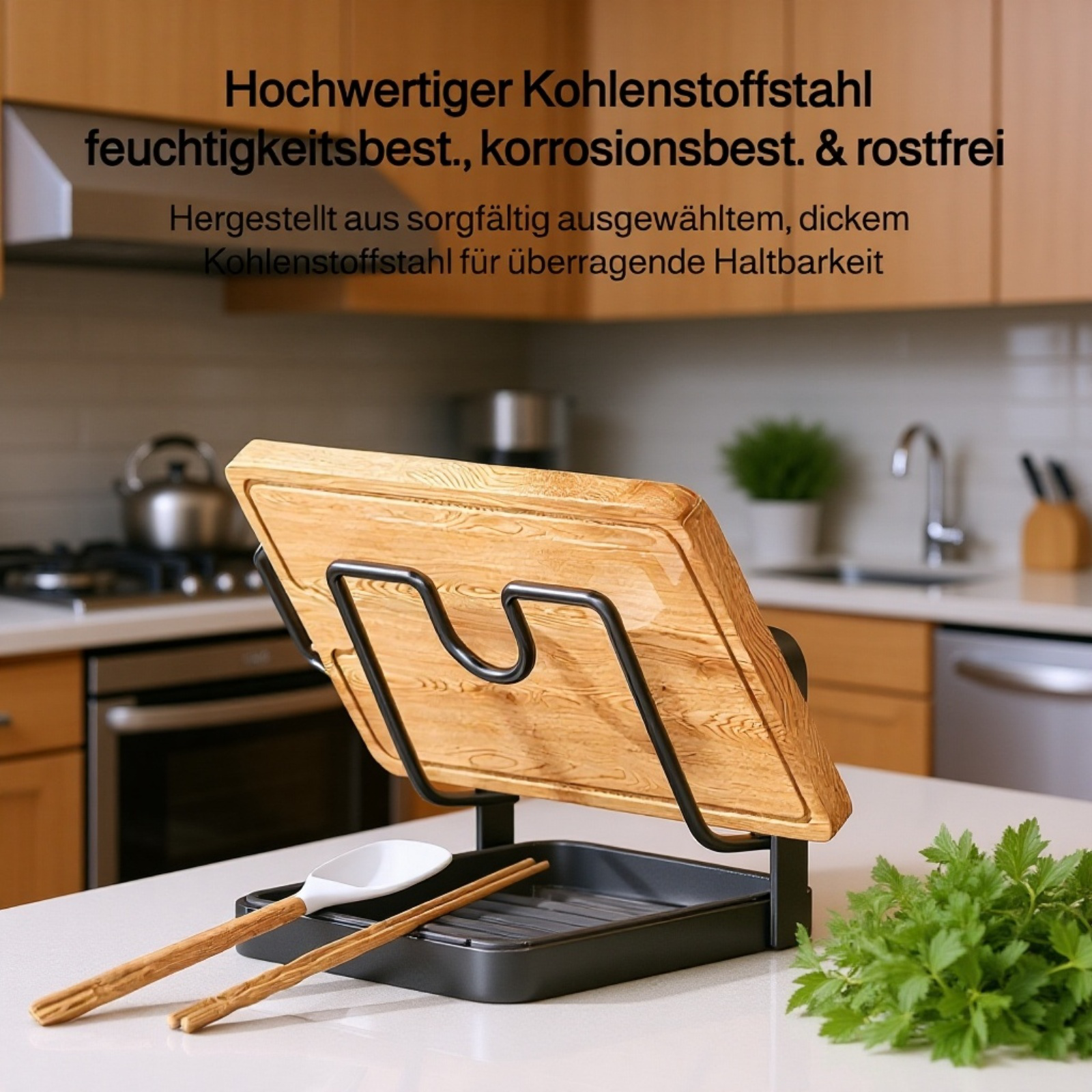 Topfdeckelhalter als praktisches Küchenzubehör