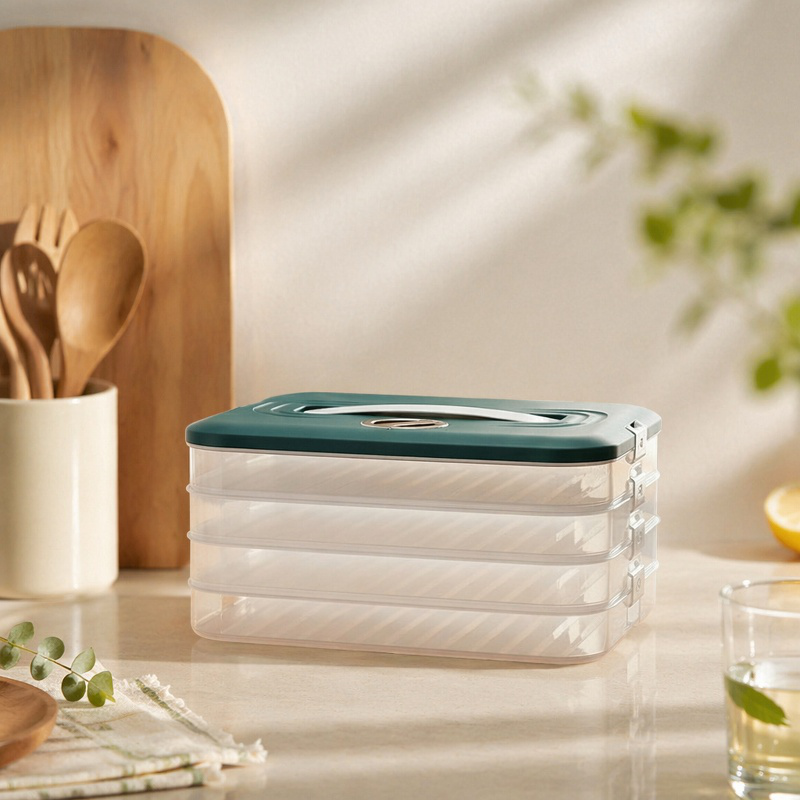 Caja de almacenamiento de alimentos congelados de varias capas