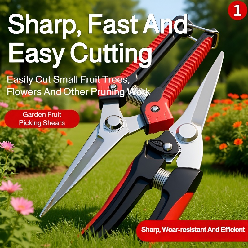 Gardening pruning shears for fruit pruning