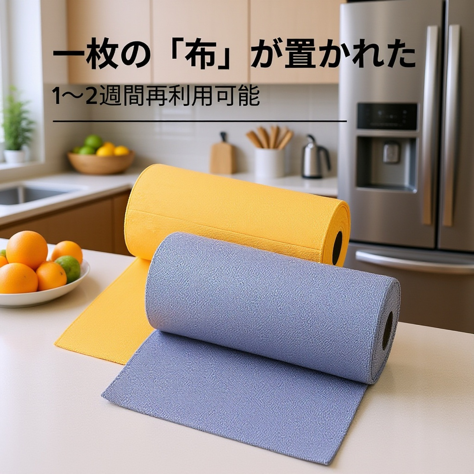 加厚型使い捨てキッチンワイプ 洗える食器用クロス