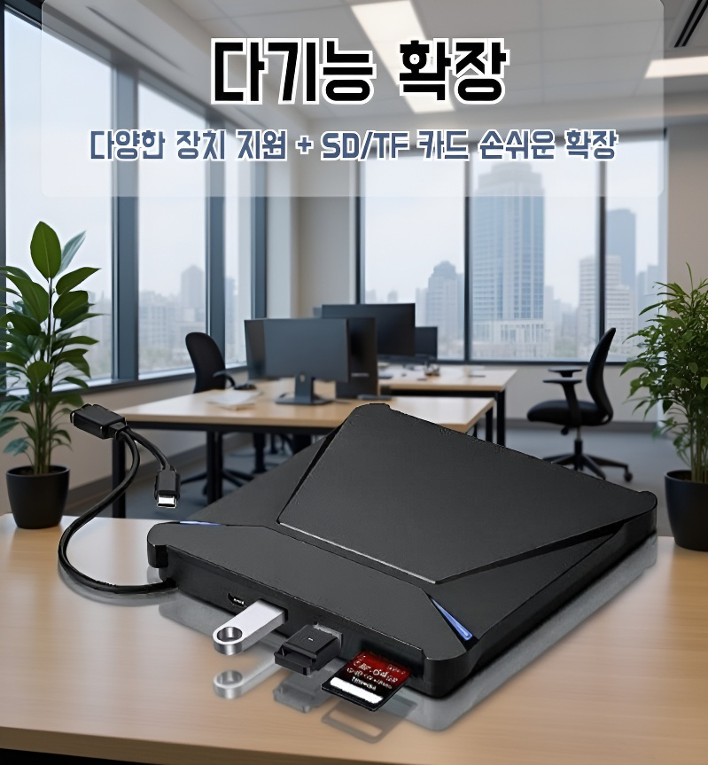 빠른 데이터 읽기와 쓰기 속도 외장 DVD 라이터