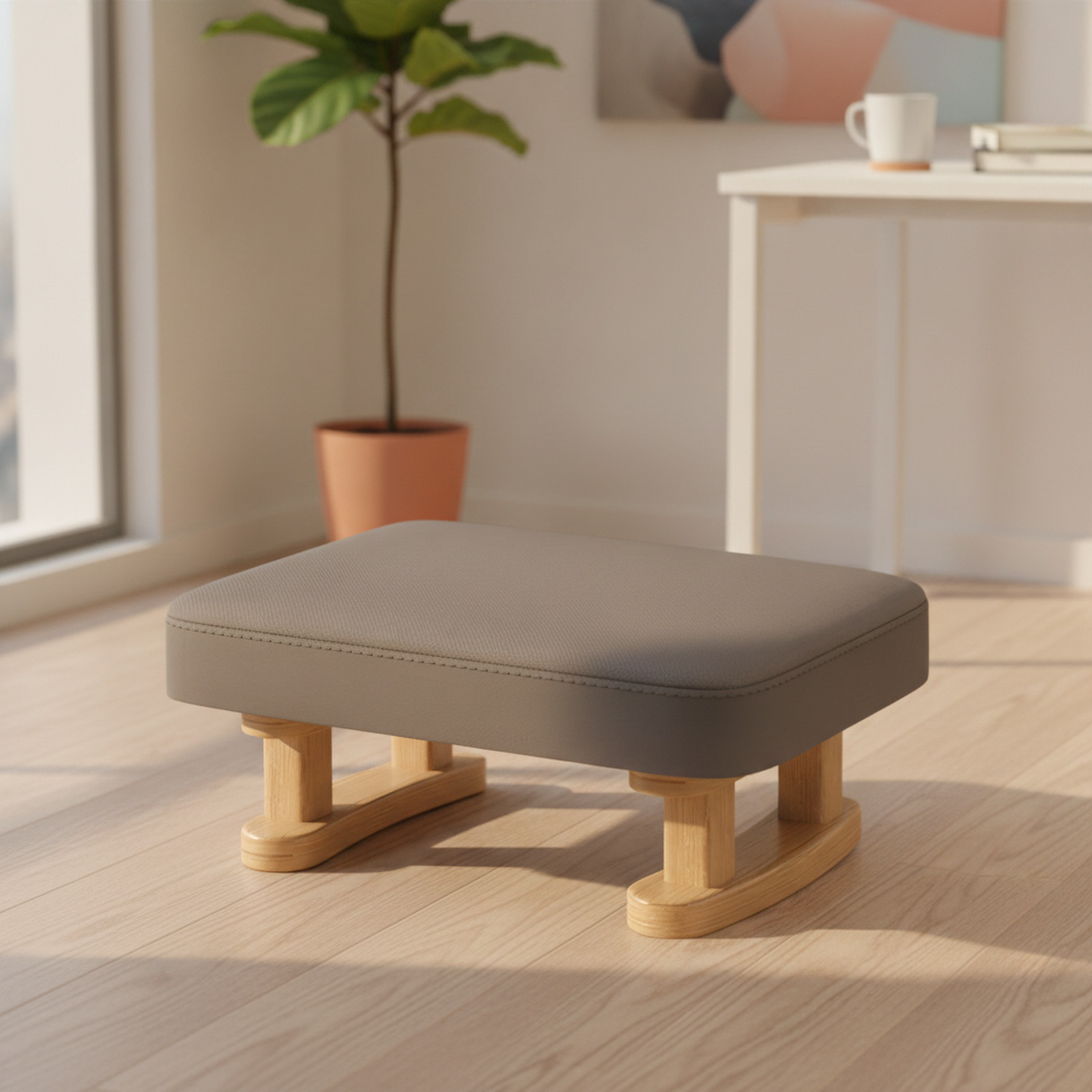 Entryway seating solution with Japanese aesthetics