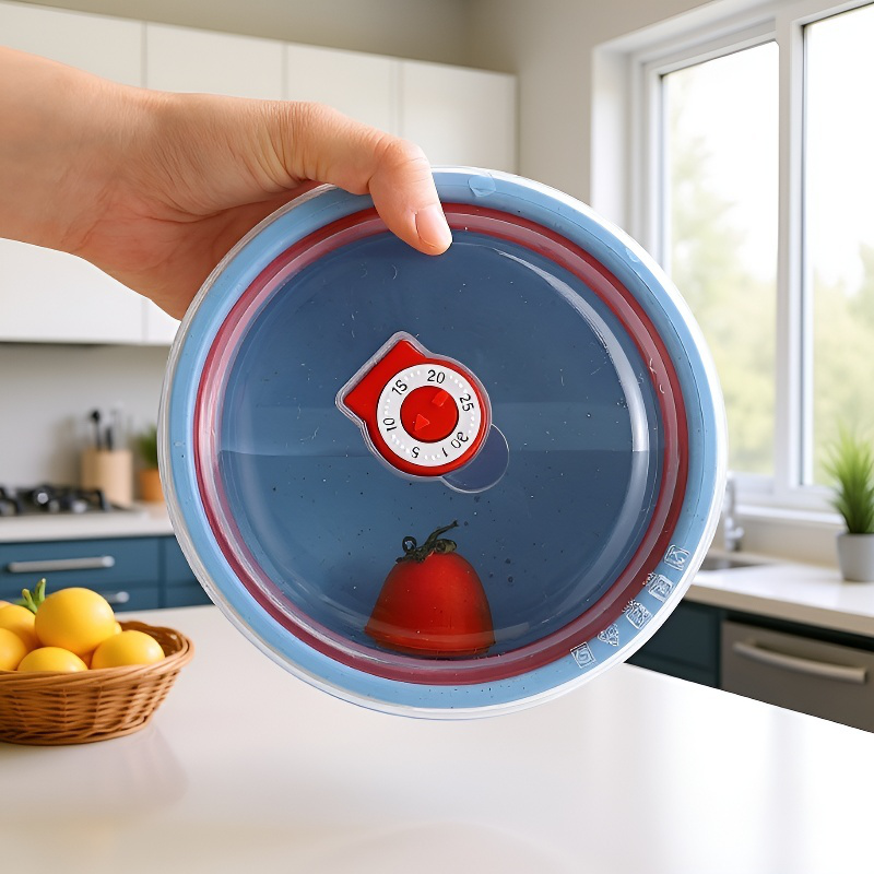 環境に優しい・耐久性抜群の電子レンジ対応麦わら食品保存容器（蓋付き）