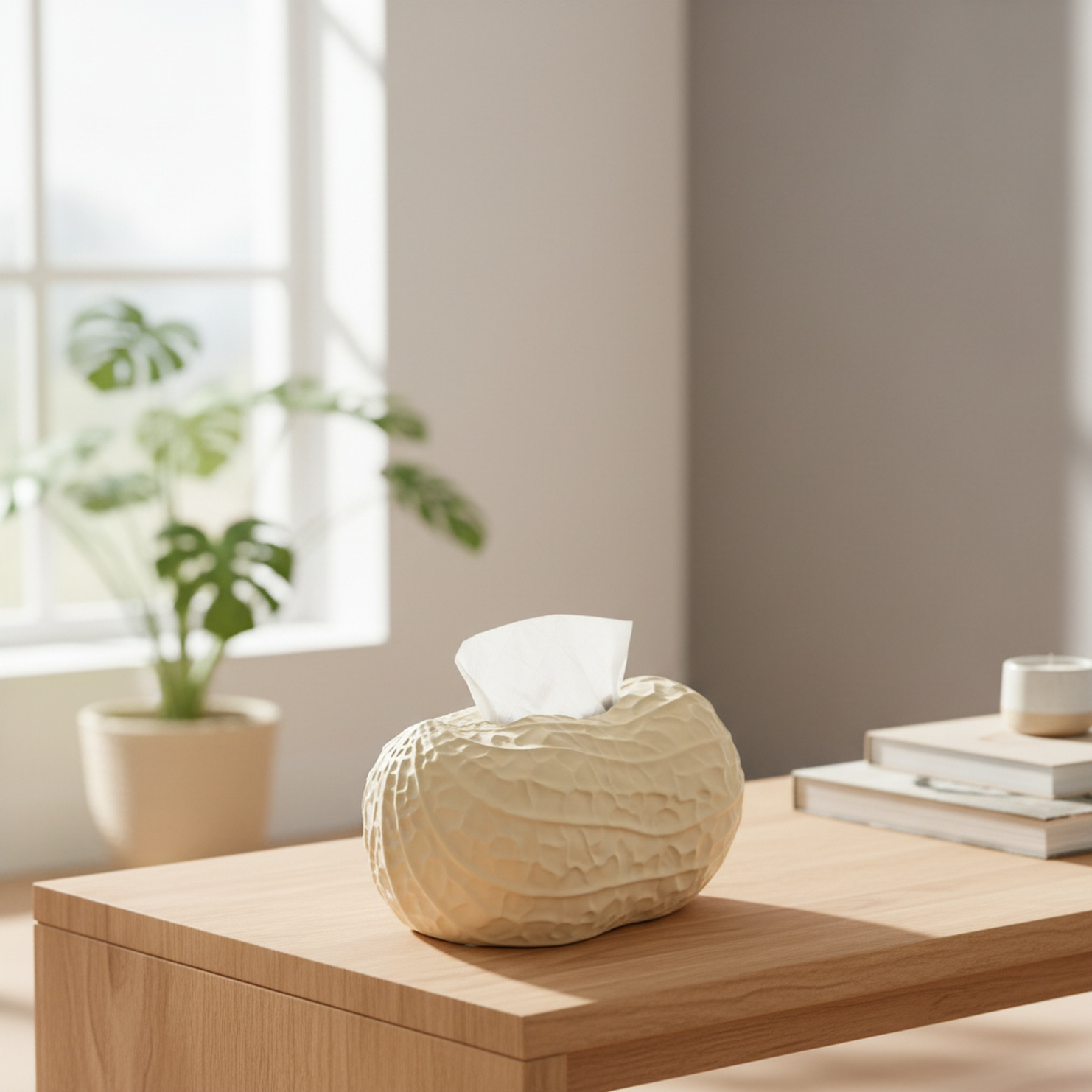 Premium quality peanut shaped tissue holder for home