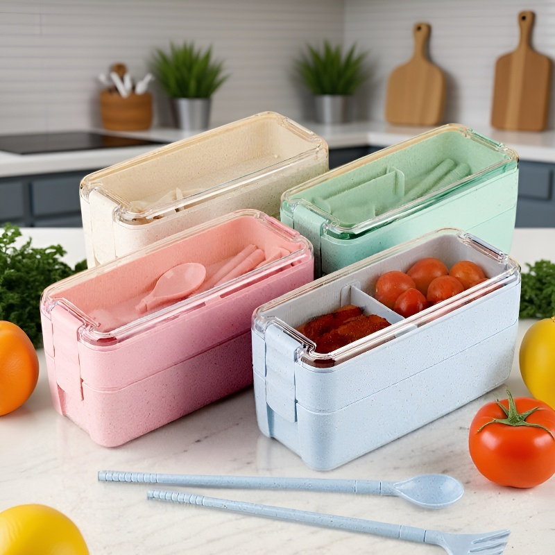 Caja de Almuerzo Bento Conservadora de Frescura