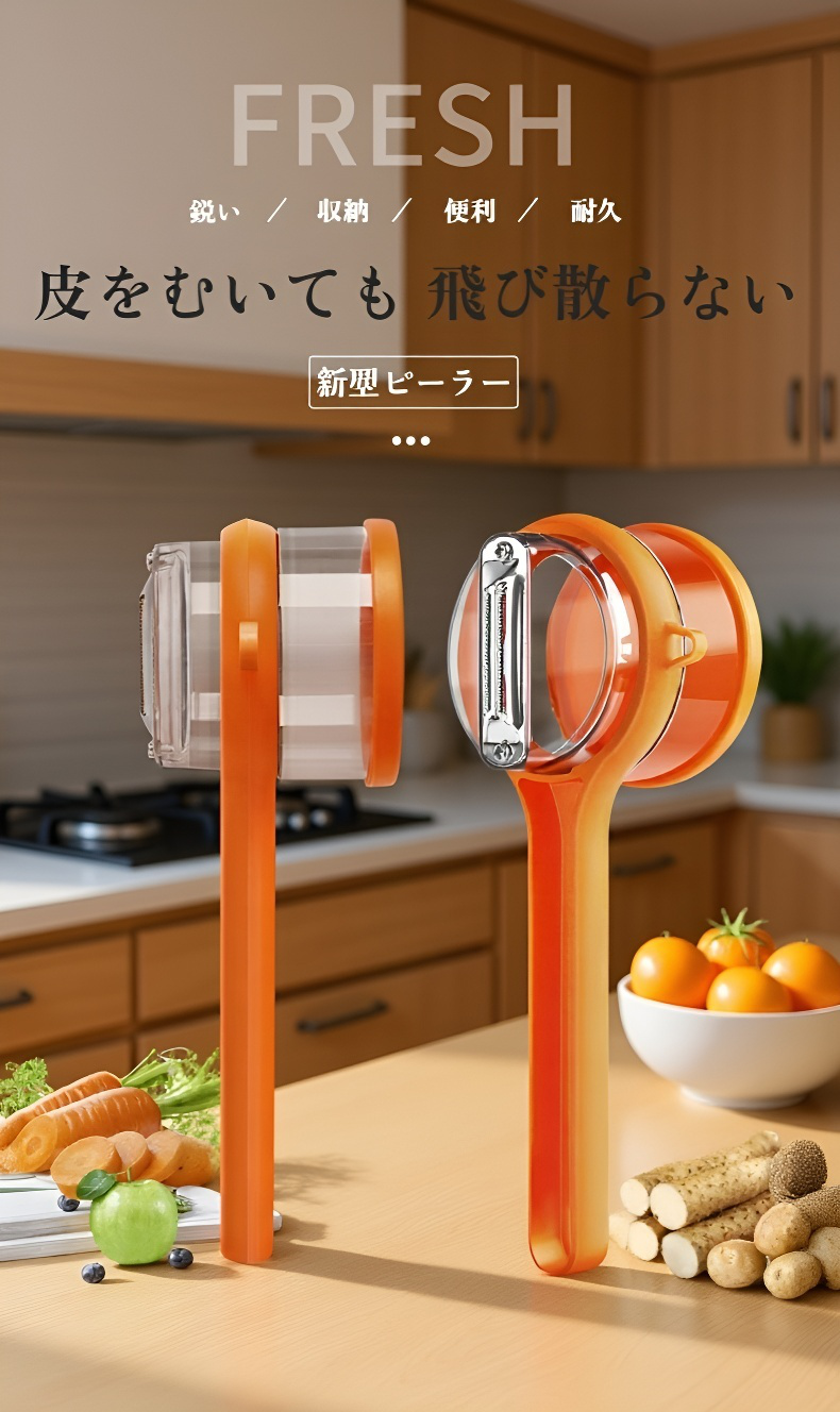 多機能ピーラー収納型の全体イメージ