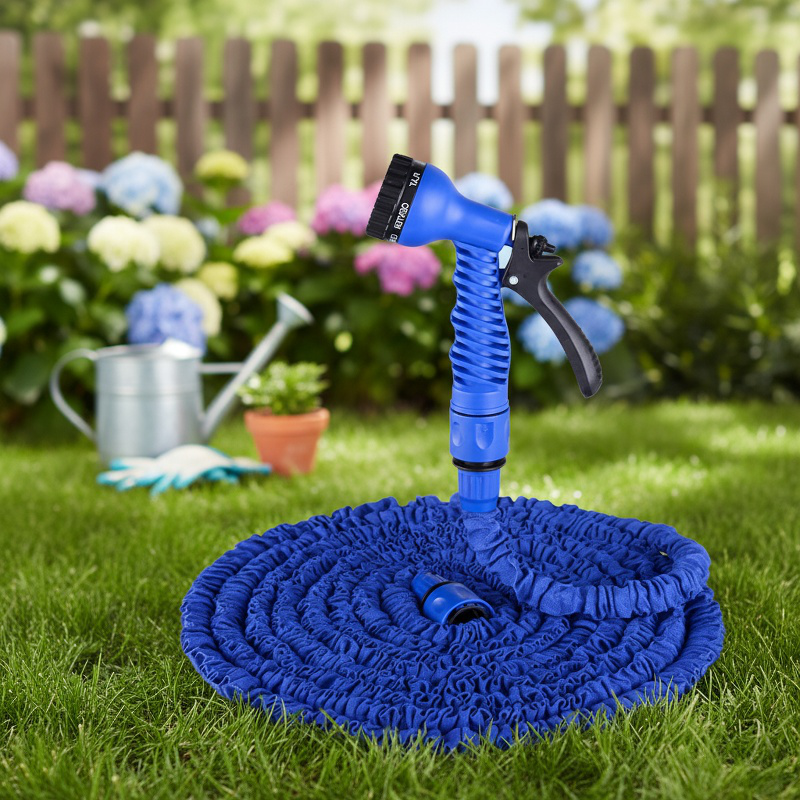 Durable triple-layer expandable garden hose
