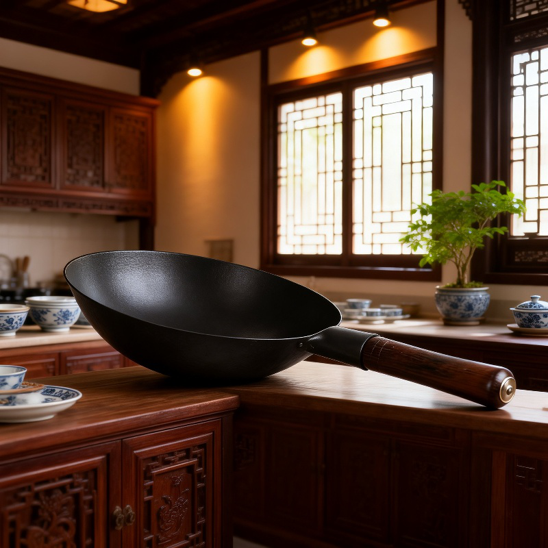 クラシックな鉄製ワーク鍋