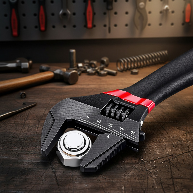 Multifunction wrench adjusting pipe fitting