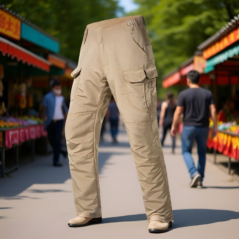 편안한 착용감의 신축성 바지