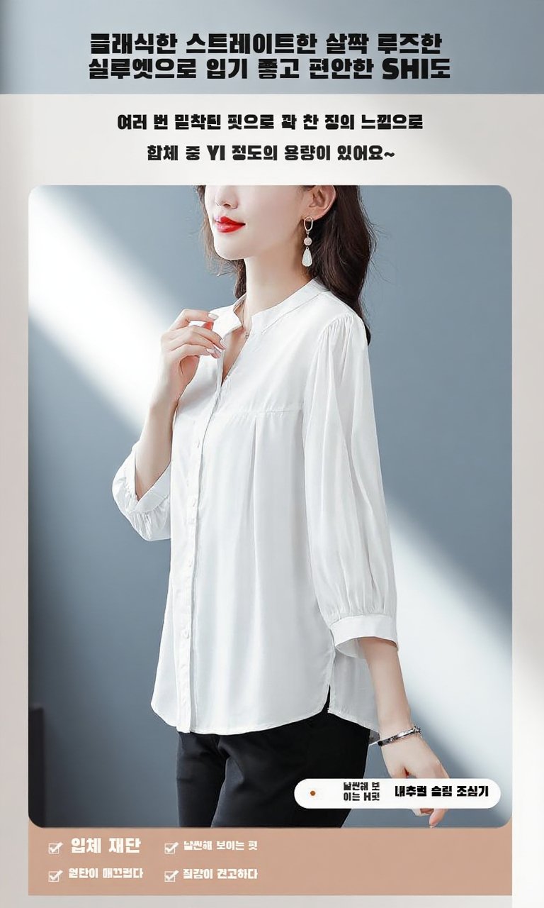 여름용 시원한 린넨 반팔 상의