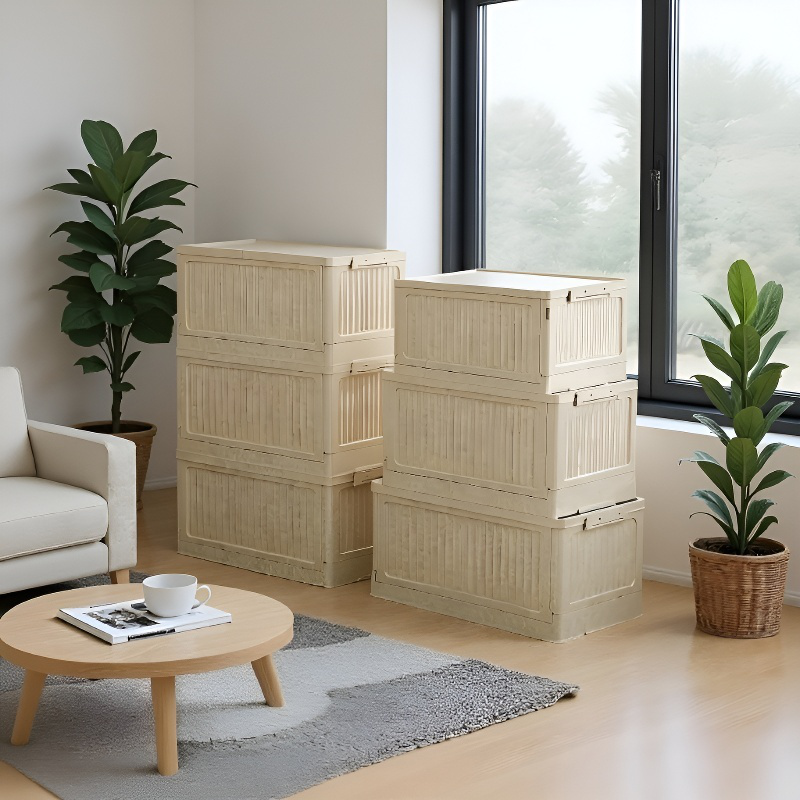 차량 트렁크에 설치된 수납함 사용 예시