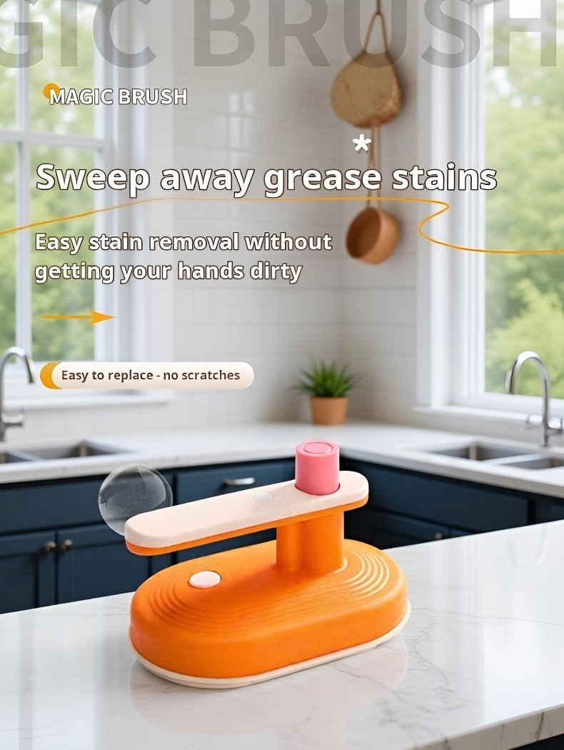 Rechargeable Lazy Degreaser Wipe cleaning kitchen surface