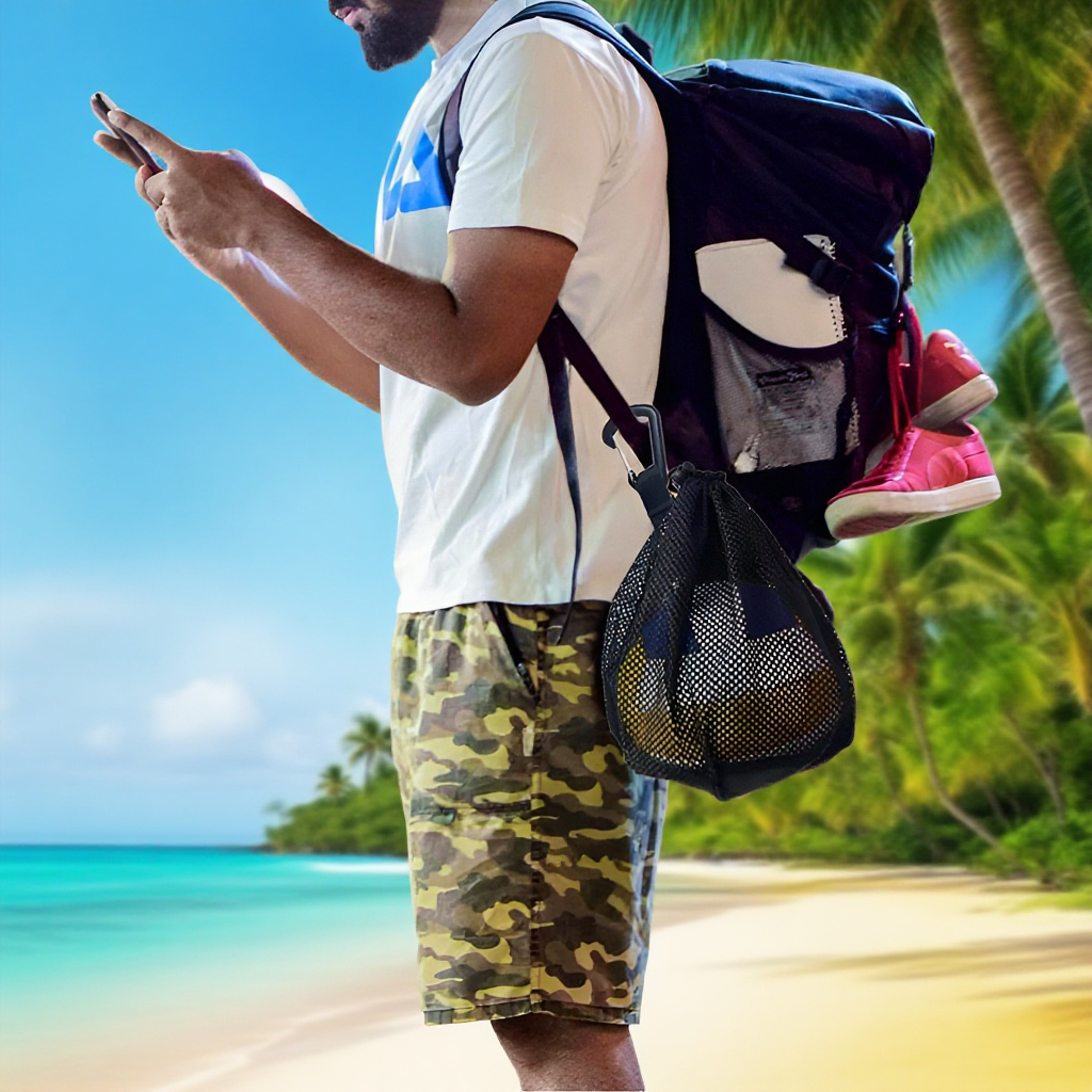 손잡이가 달린 농구 보관용 가방