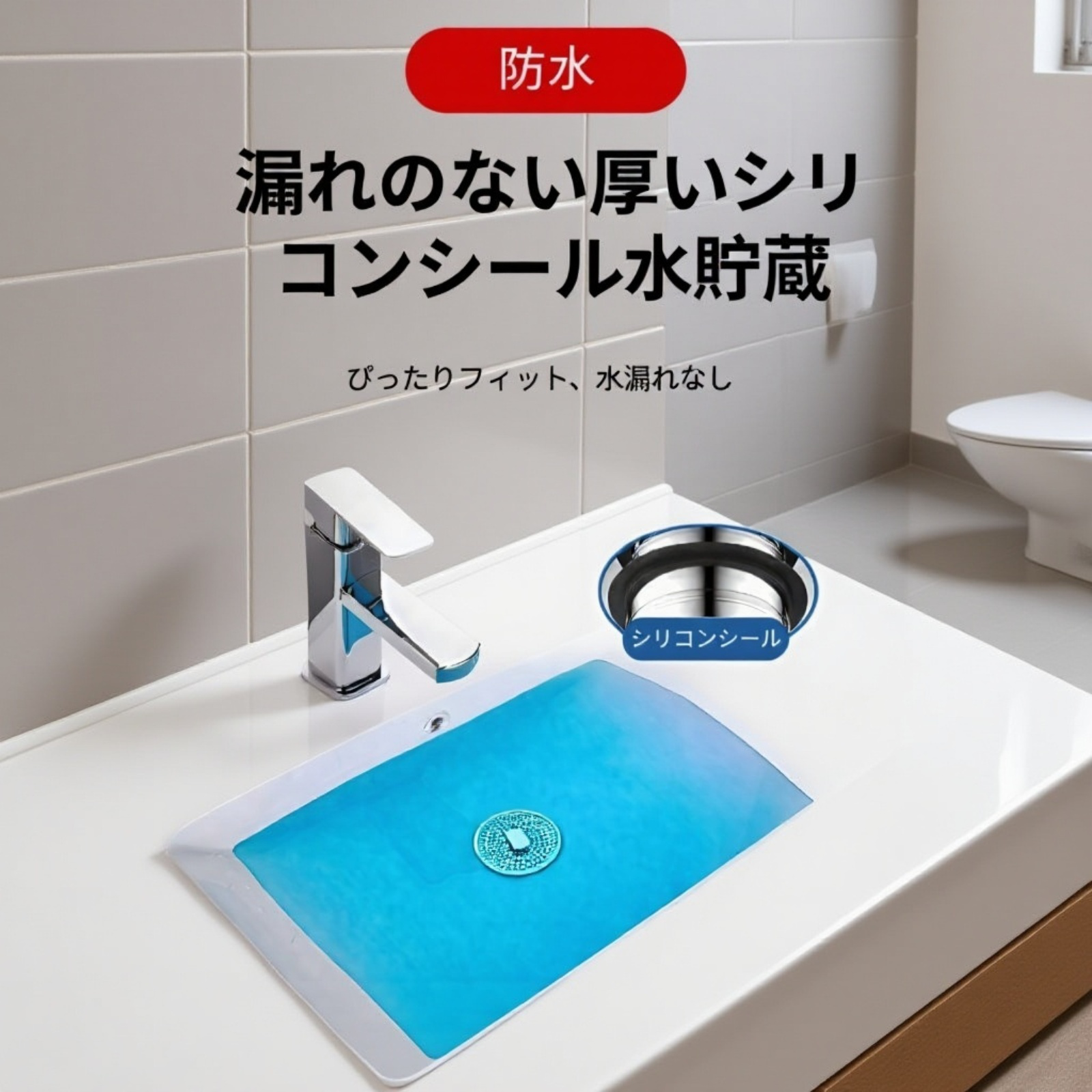 簡単取り付け可能なユニバーサル水栓