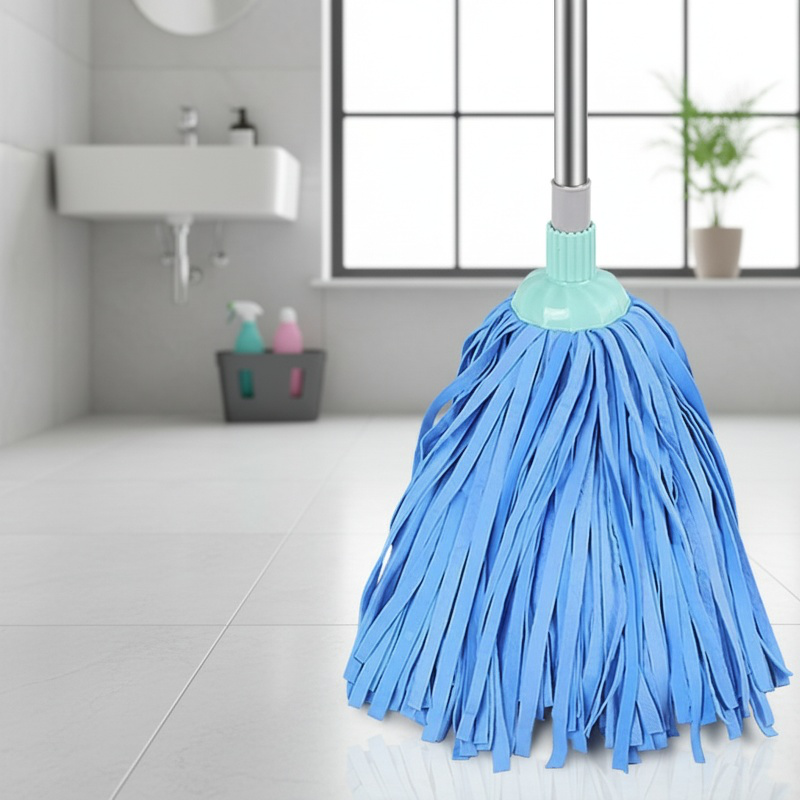 Water buckskin round head nonmarking mop Clean floors without hurting them Oldfashioned mop head