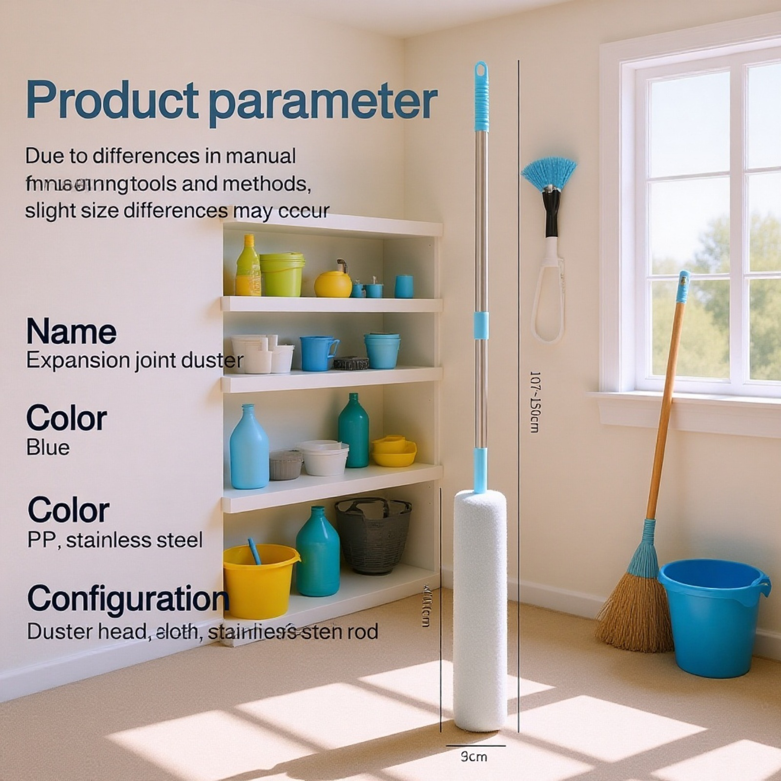 Extendable Dust Removal Duster for Home Cleaning