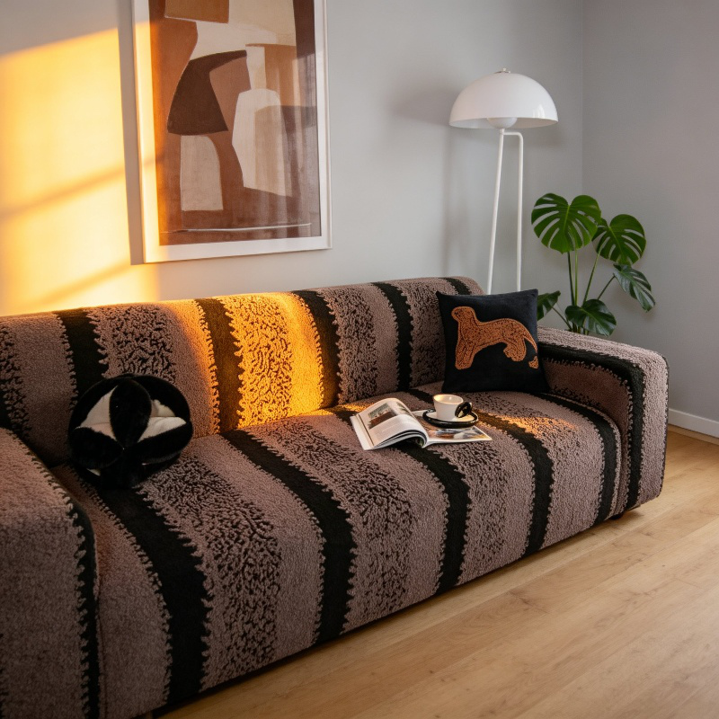 Multifunktionaler Sofaüberzug, Roter Kratzschutz für Katzen, Ideal für Neujahrsdekoration