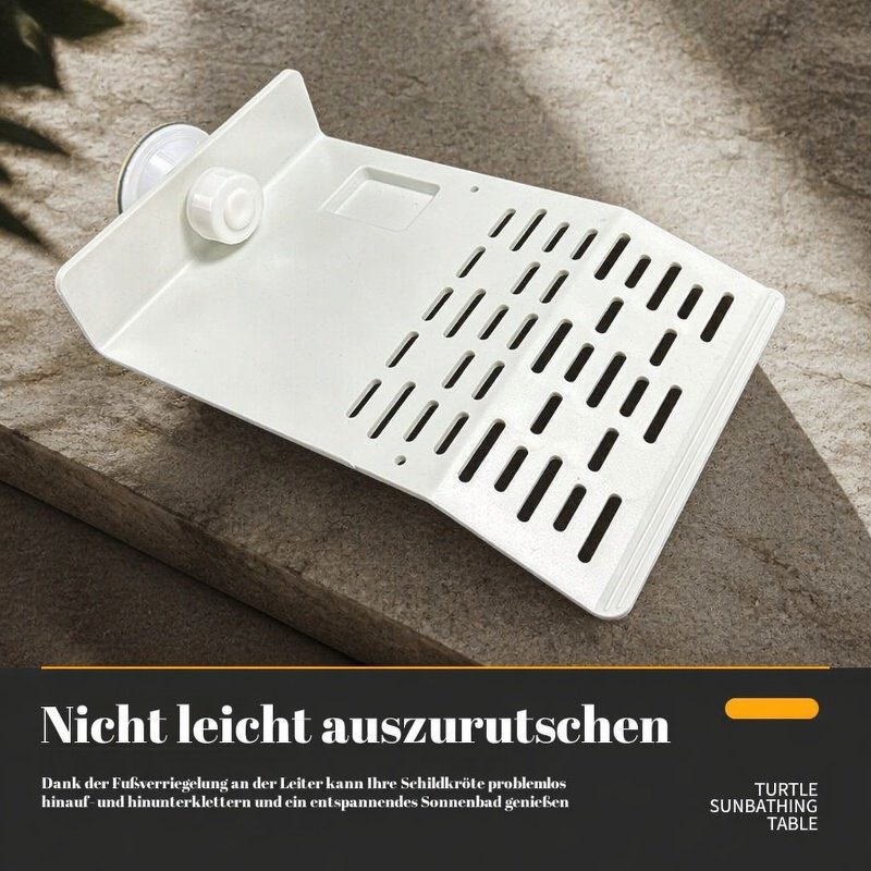 Fütterungs- und Sonnenplattform für Schildkröten