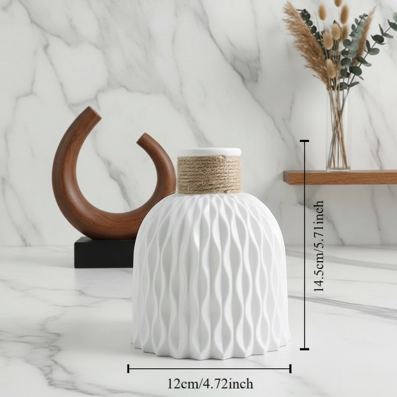 Stoßfeste Blumenvase mit Ananasmuster