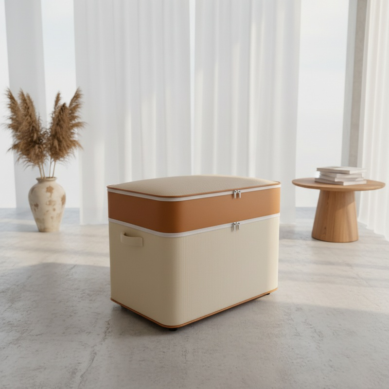 Space-saving storage solution for bedroom