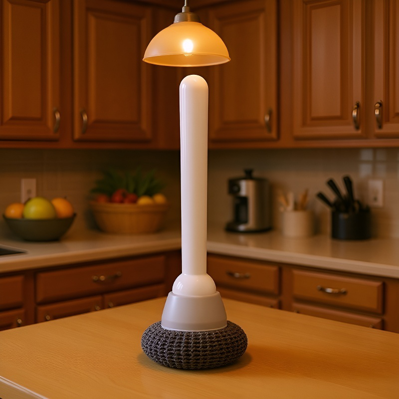 Cepillo para cocina con cabeza giratoria para limpiar esquinas