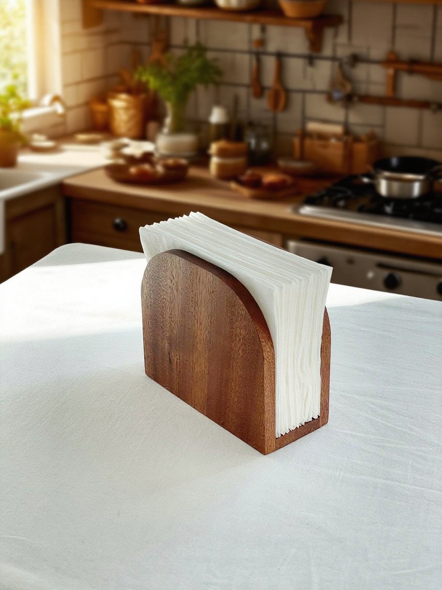 立式餐巾紙收納架容量展示