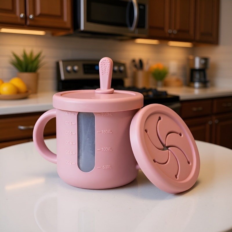 Transparent Silicone Mug Mug Food Grade Outdoor Silicone Transparent