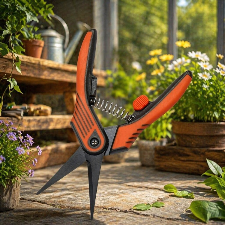 Gartenschere für präzises Schneiden