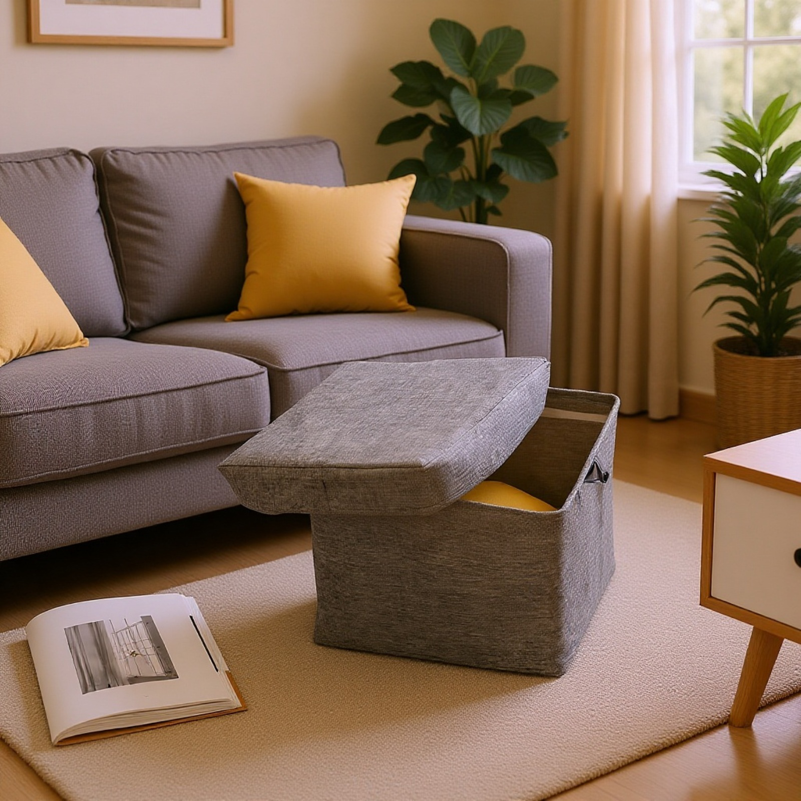 おもちゃ収納ボックス＋プレイマット折りたたみ式 おもちゃ収納バッグ