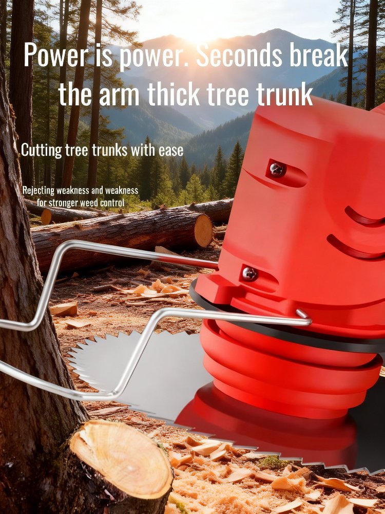 Lightweight portable lawn mower for households