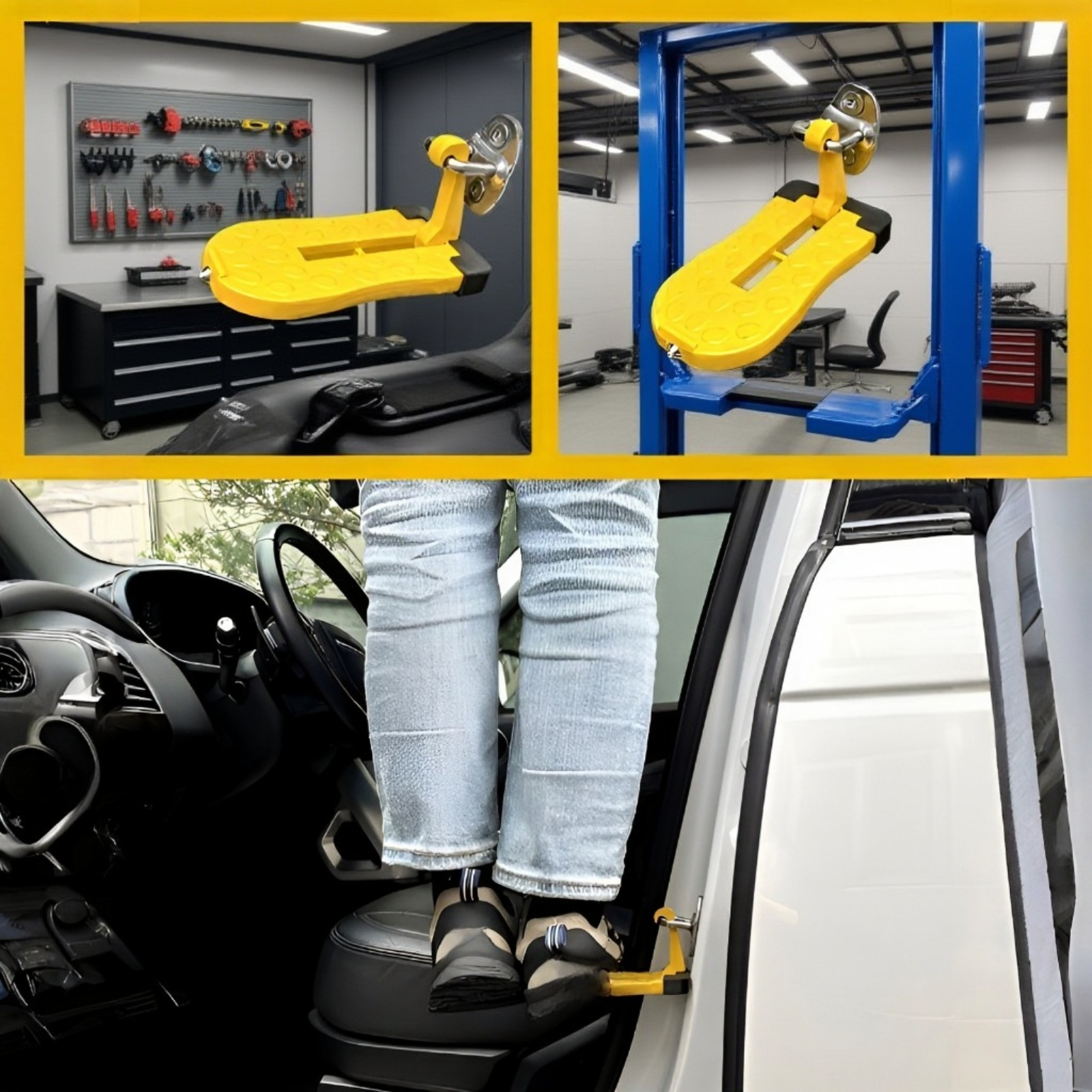 頑丈なアルミ製ドアステップの詳細