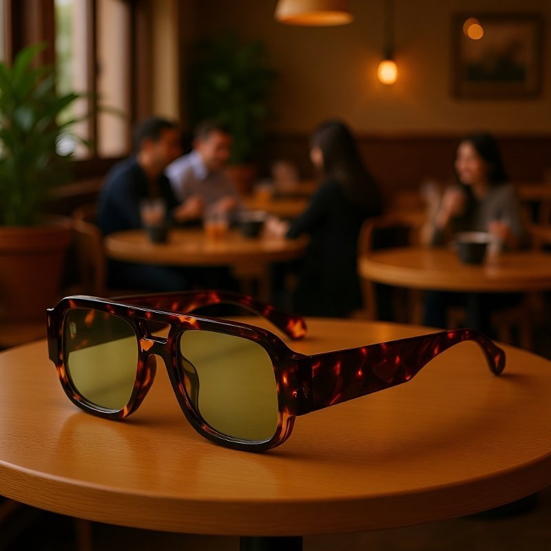 Retro Square Sunglasses for Men and Women – Unique Korean Trendy Eyewear