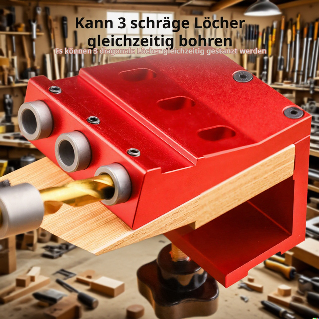 HolzbearbeitungsschrankBohrwerkzeug Lochöffner Lochpositionierer Holzbrett SchräglochGarderobenBohrw