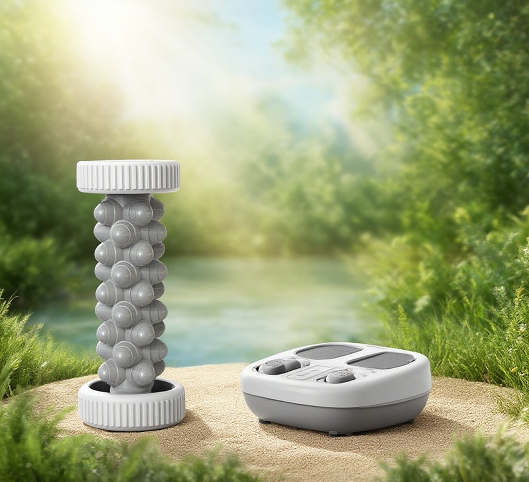 足底滾輪按摩器促進血液循環