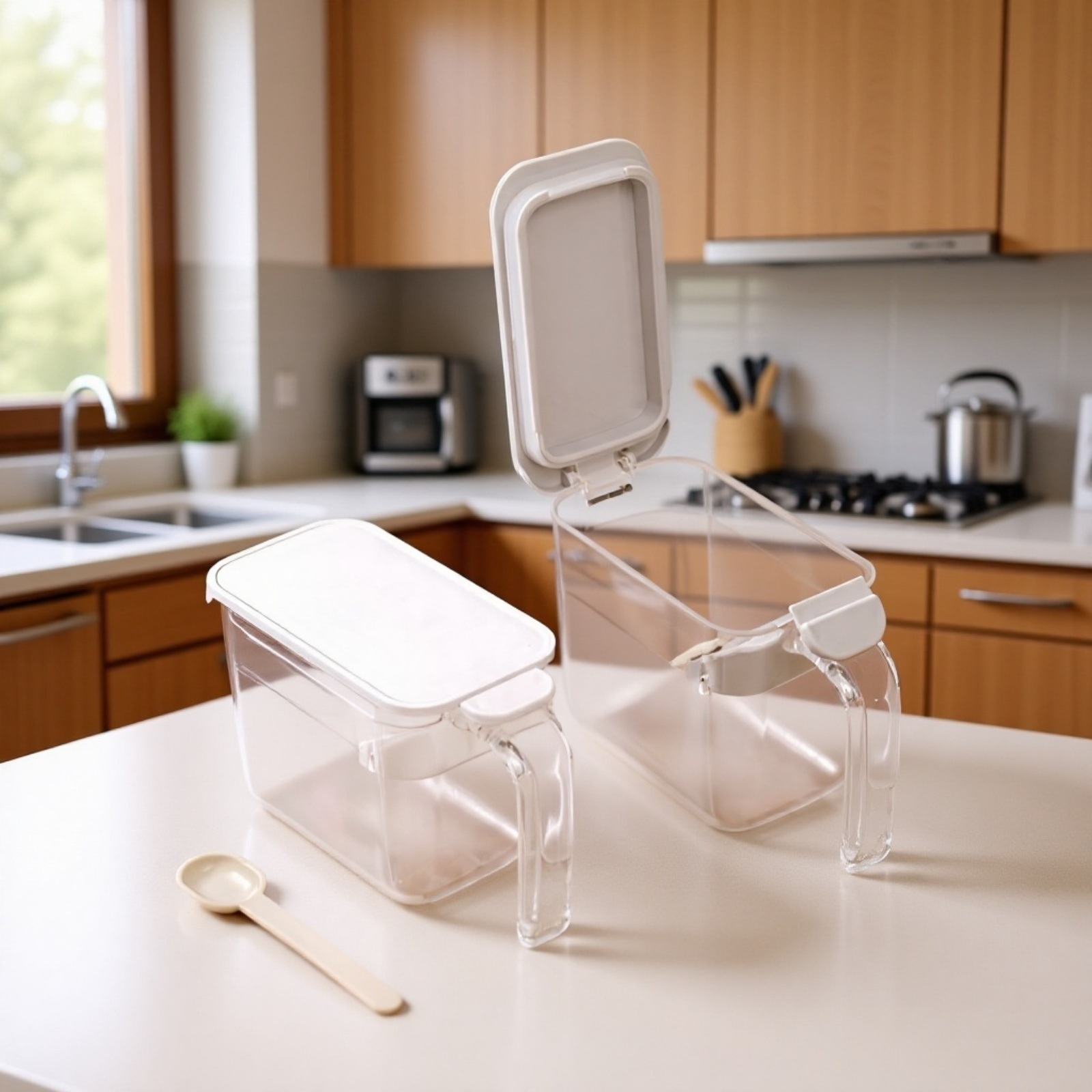 多機能キッチン調味料ボトル収納ラックセット