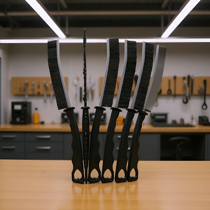 Multi-purpose brush for kitchen crevices