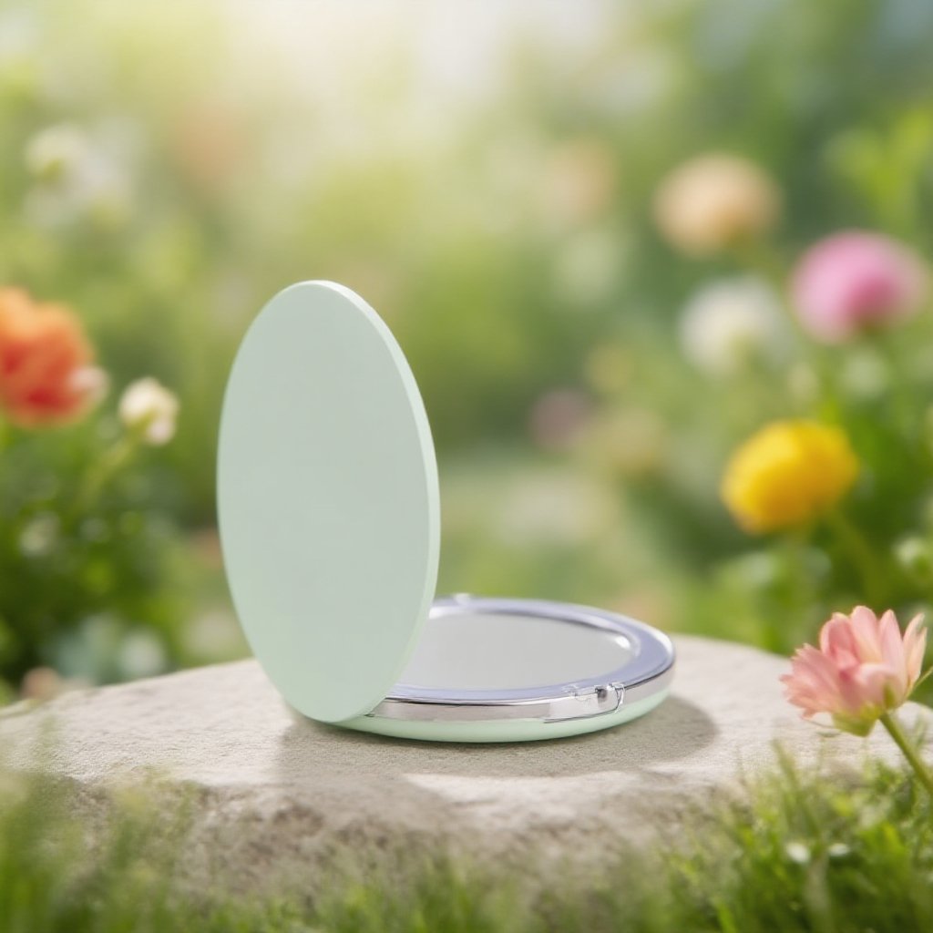 미니 포켓 양면 화장 거울