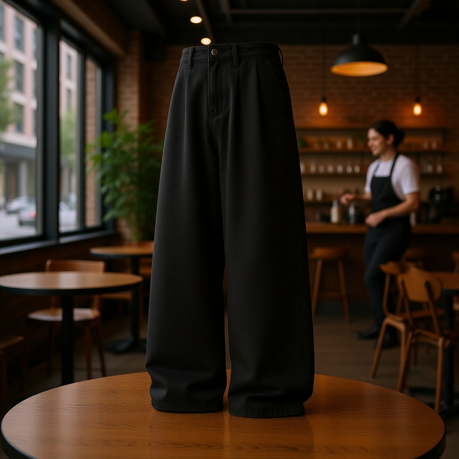 ヴィンテージウォッシュ メンズ ジーンズ 春新作 大きいサイズ ゆったりストレートパンツ