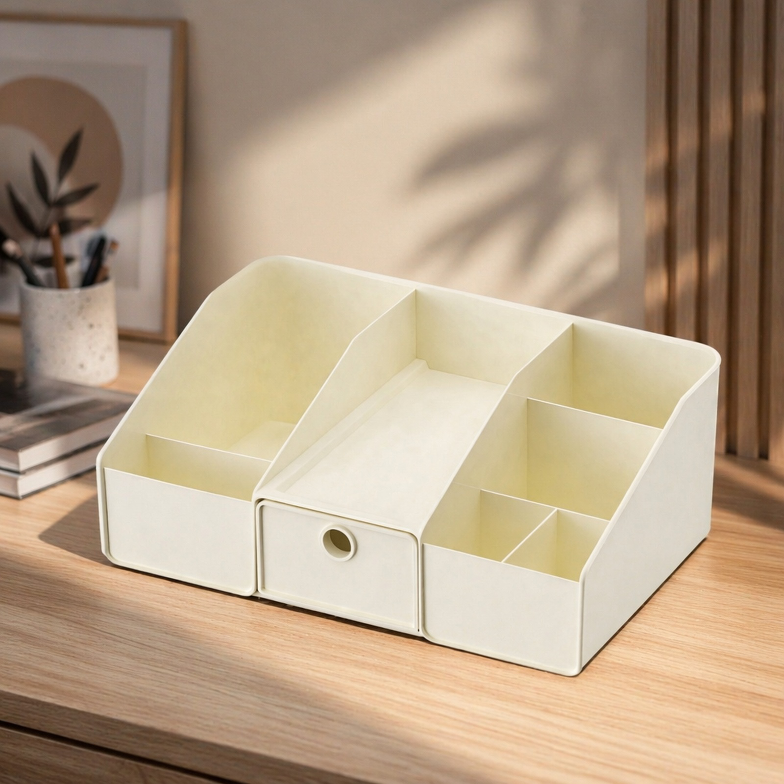 Schublade Desktop Kosmetik Aufbewahrungsbox für Studentenwohnheim