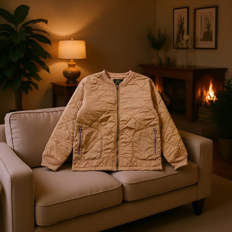 保温性抜群のCWU夹棉棉服背面画像