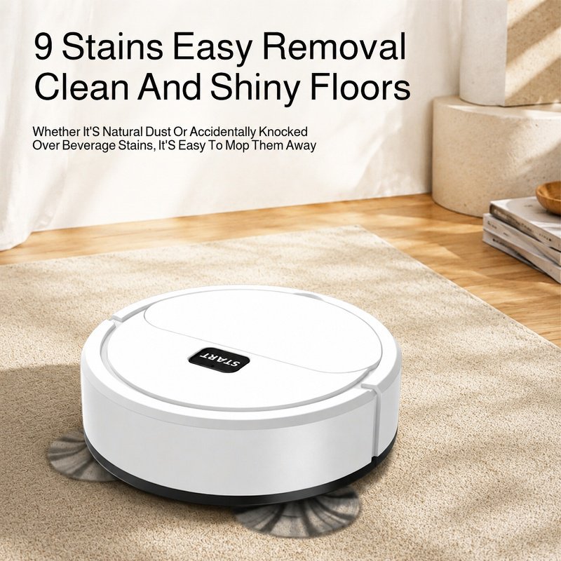 Mini smart robot vacuum cleaner for home use