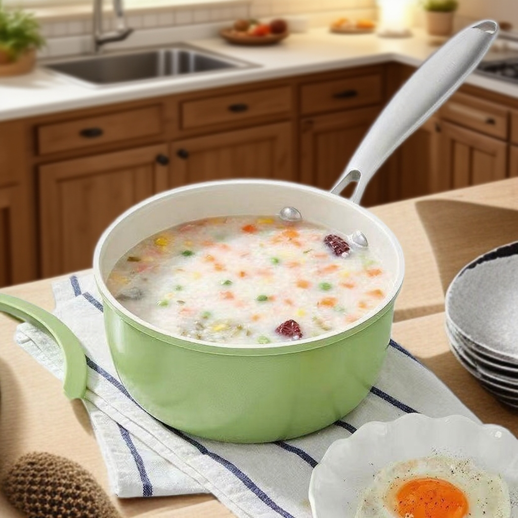 Ukázka zdravého vaření v keramickém hrnci