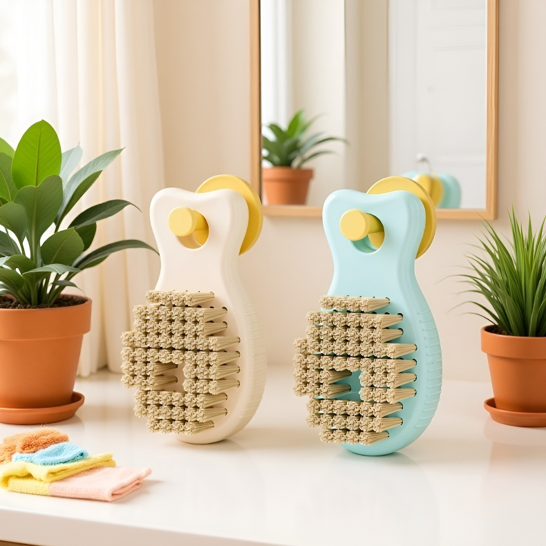 주방 싱크대 청소 브러쉬 다용도 사각 청소 브러쉬 스타일링 작은 물고기 펌핑 출액 브러쉬 냄비 그릇 싱크대 브러쉬