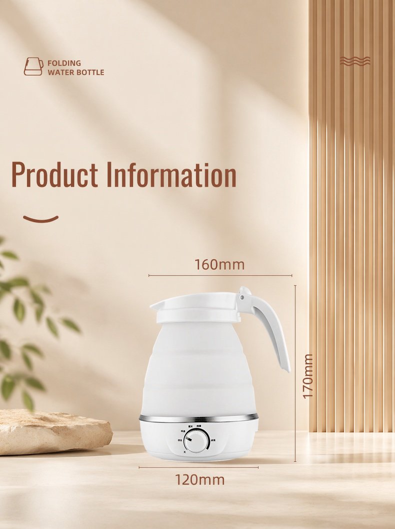 Portable kettle for tea, coffee, and instant noodles