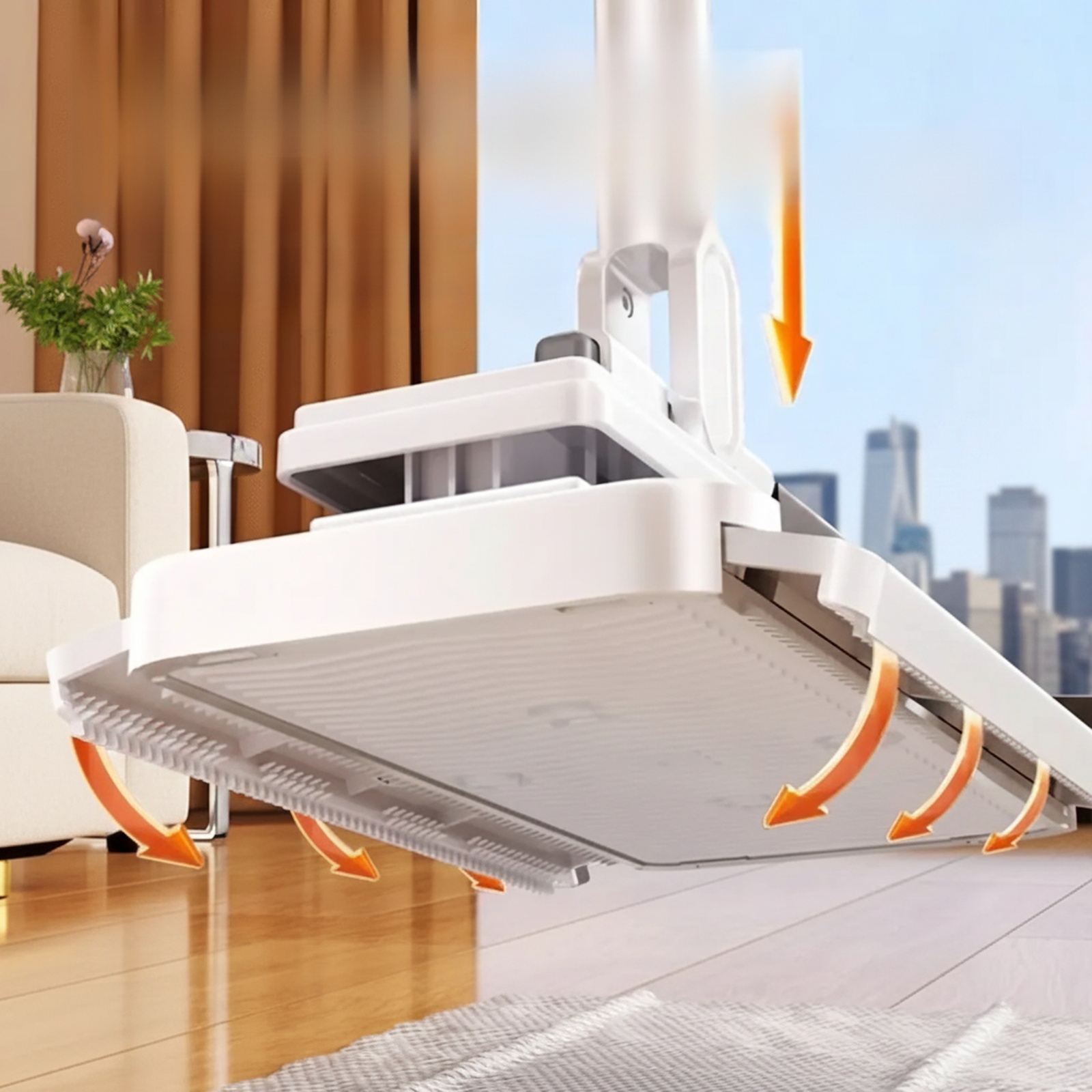 家庭用ハンズフリー多機能レイジーモップ