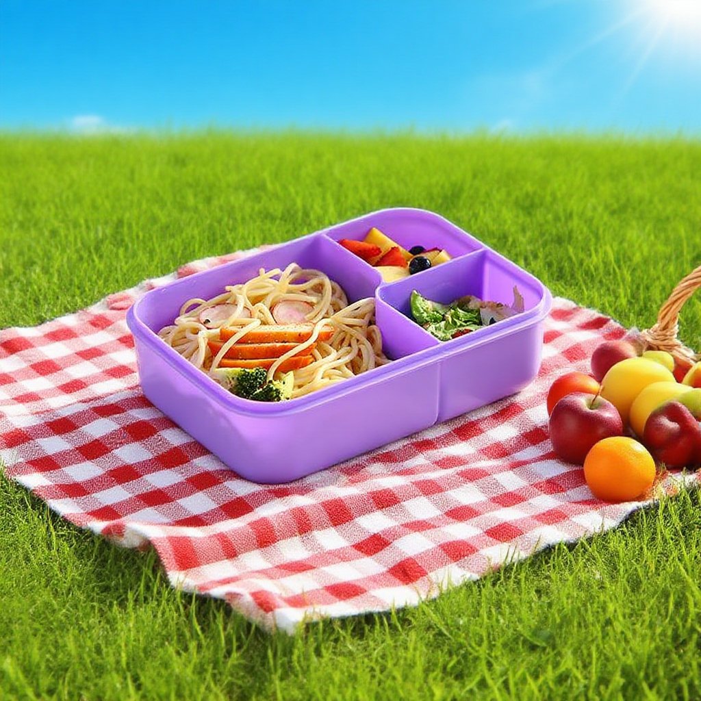 日式可微波爐加熱便當盒