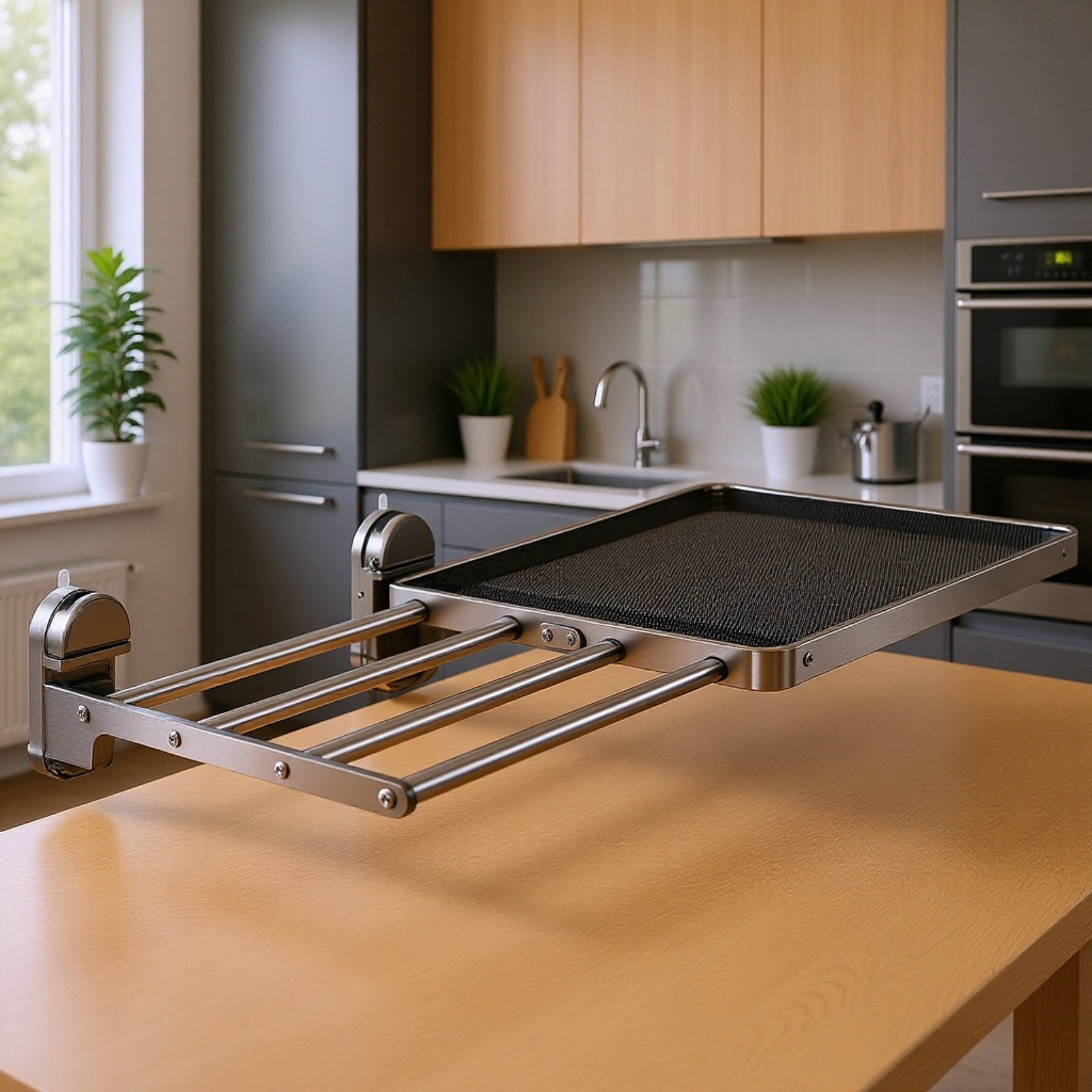 Ideal para pisos de alquiler - Tendedero interior adhesivo para ventana